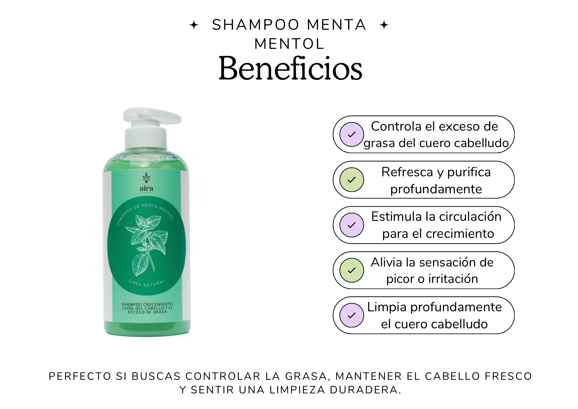 MentaMentol Shampoo (Oil Control)