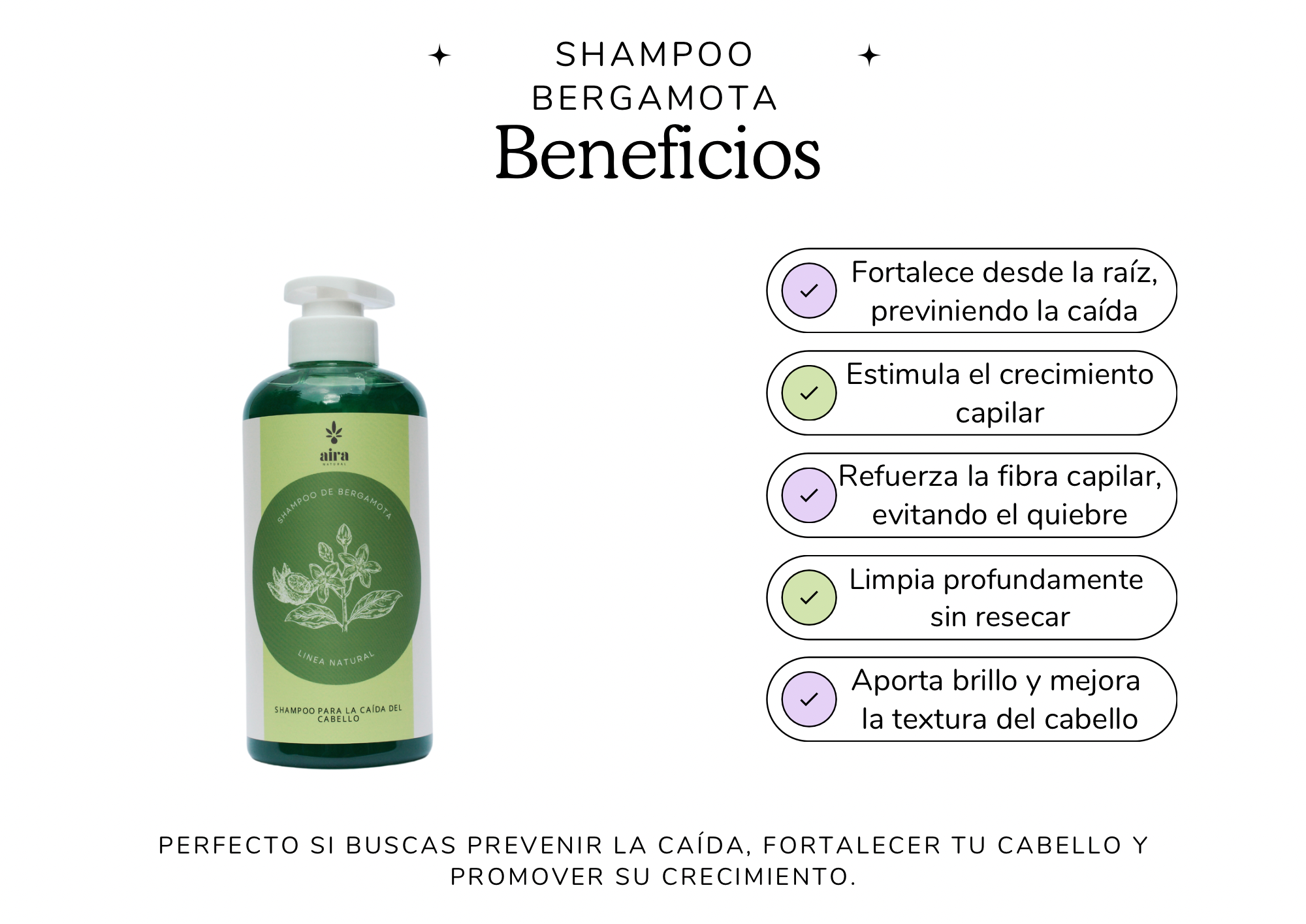 Bergamot Shampoo (Anti-hair loss)