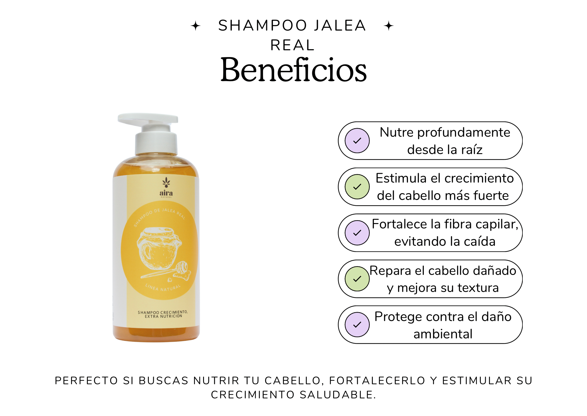 Shampoing à la Gelée Royale (Hydratation)